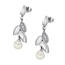 LS1857-4/1 Lotus Style Pendientes Acero Mujer