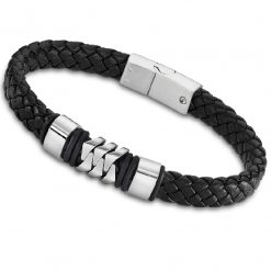 LS2104-2/1 Lotus Style Pulsera Hombre Acero